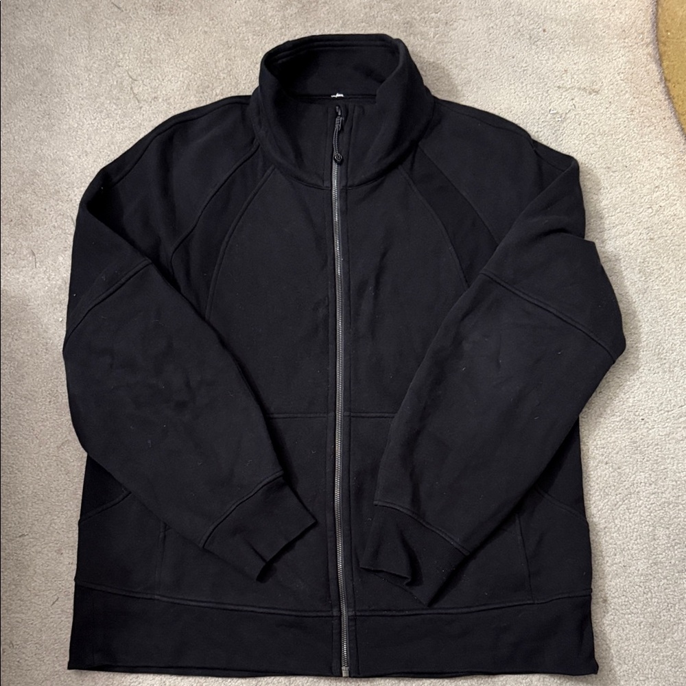 lululemon athletica Midnight Black Funnel Neck Scuba